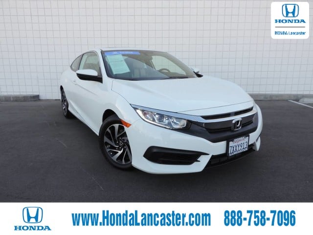 Certified Pre Owned 2017 Honda Civic Coupe Lx P Front Wheel Drive Coupe